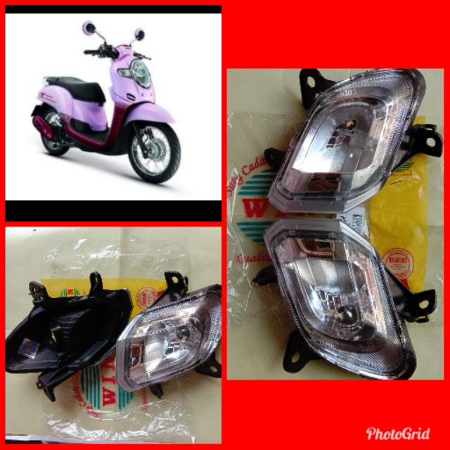 Win-Lampu sen depan scoopy fi new 2017 ring 12