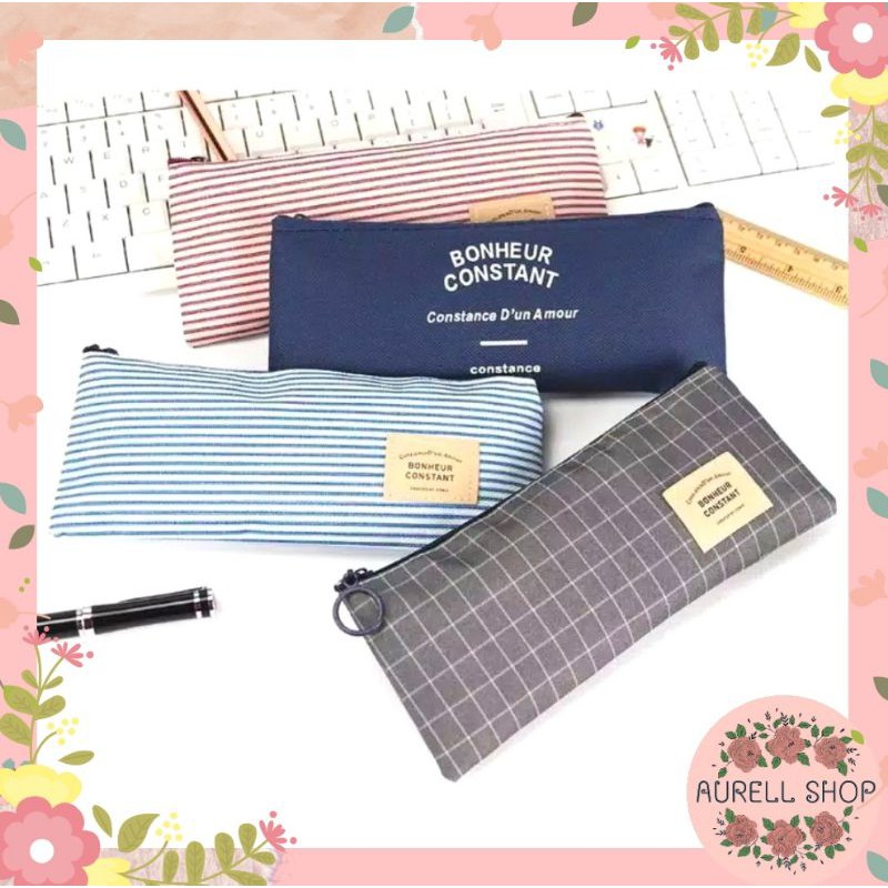 

[ COD ]Tempat pensil Bonheur Constant / Pouch ATK / Pouch Organizer