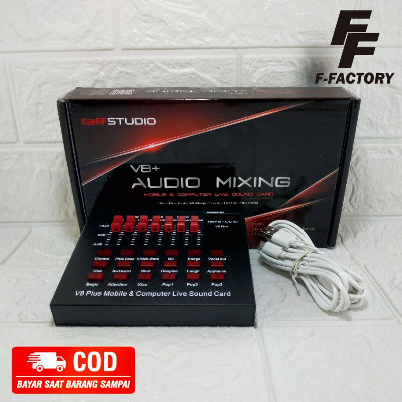Original Taffstudio Soundcard V8 Plus
