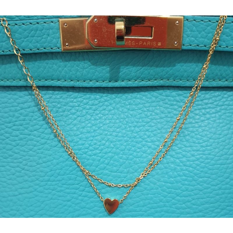 Gelang Kaki Titanium Yellow Gold 2 Layer