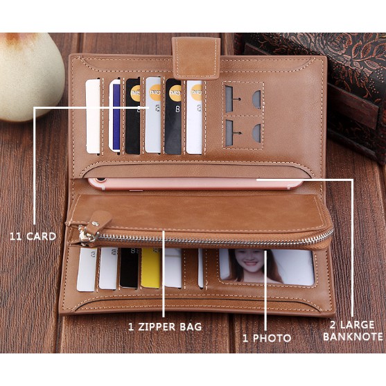 TW03-11 Dompet Carrken Kulit Pria/Wanita Import