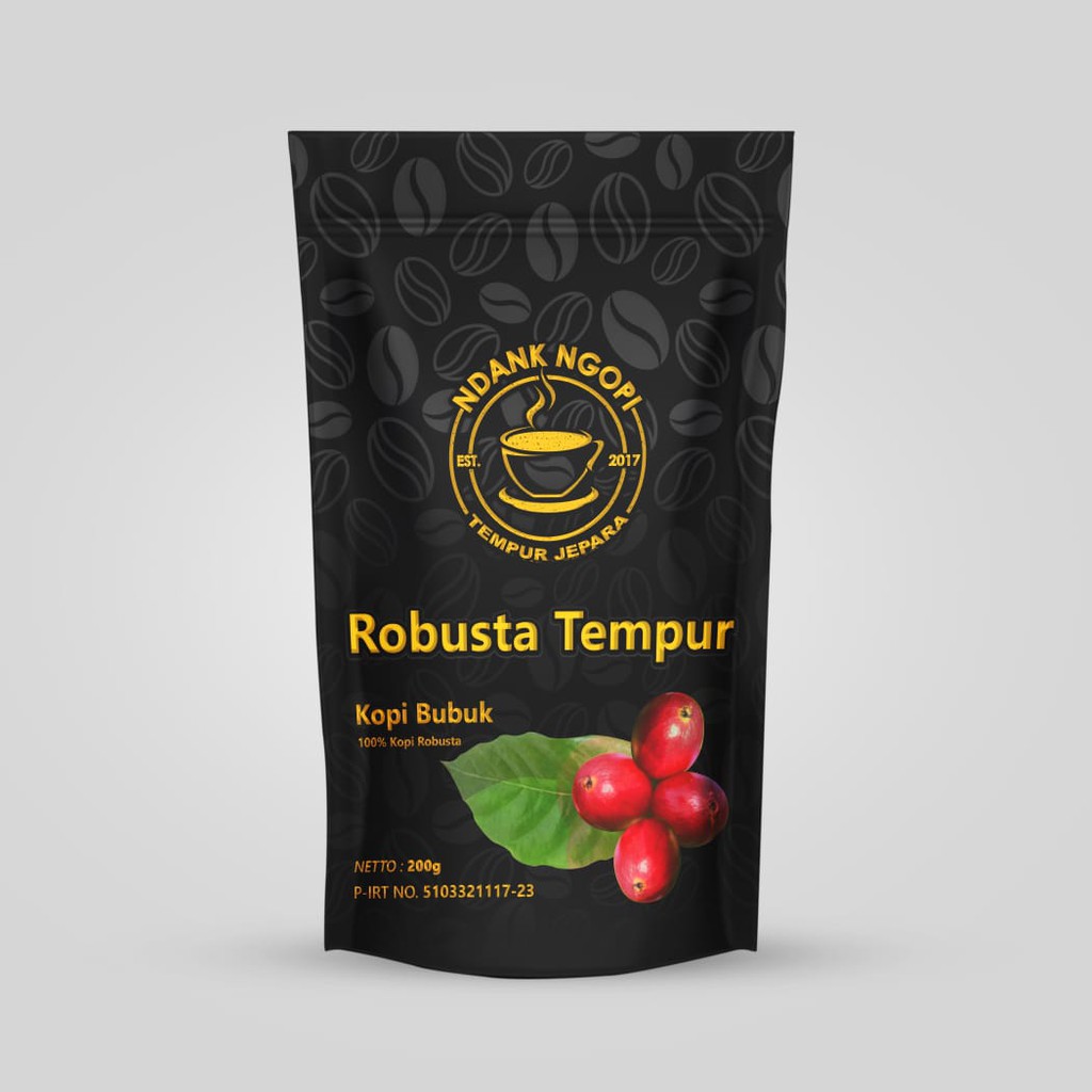 

Kopi Tempur Robusta Kopi bubuk 200gr by Ndank Ngopi