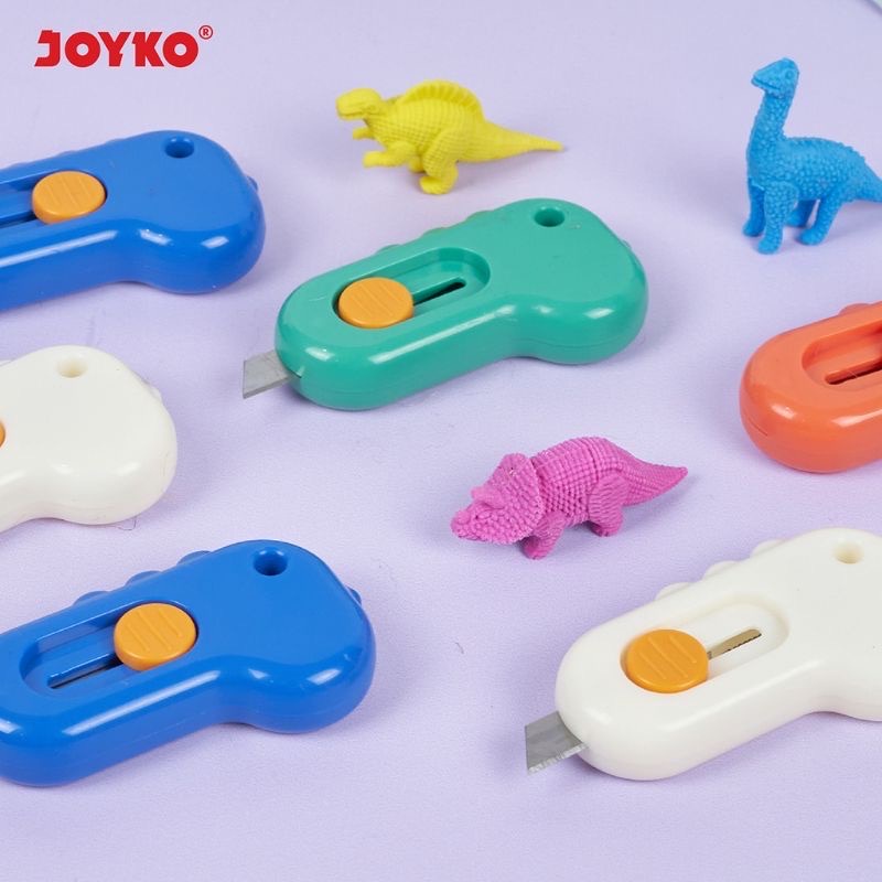 Mini Cutter Dino CU-0509 Joyko Cuter Kecil Pemotong Kertas Kater Dinosaurs