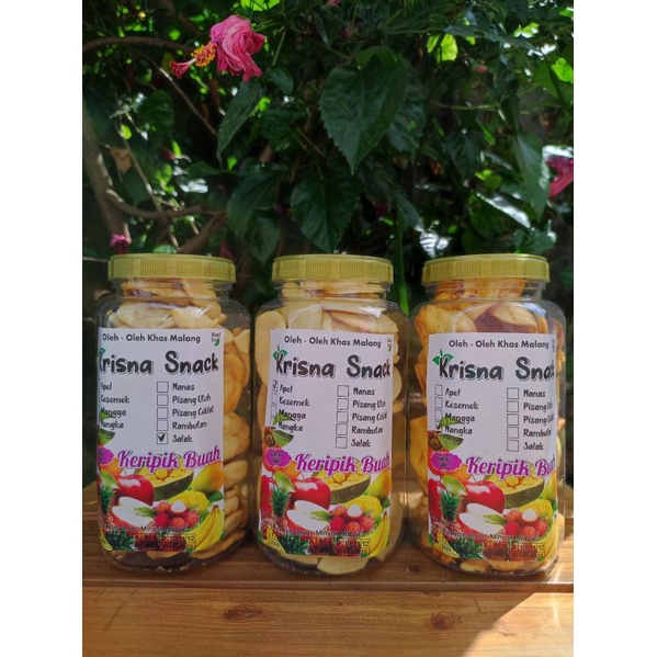 

PAKET 3 TOPLES KERIPIK BUAH NANGKA,APEL,SALAK PONDOH