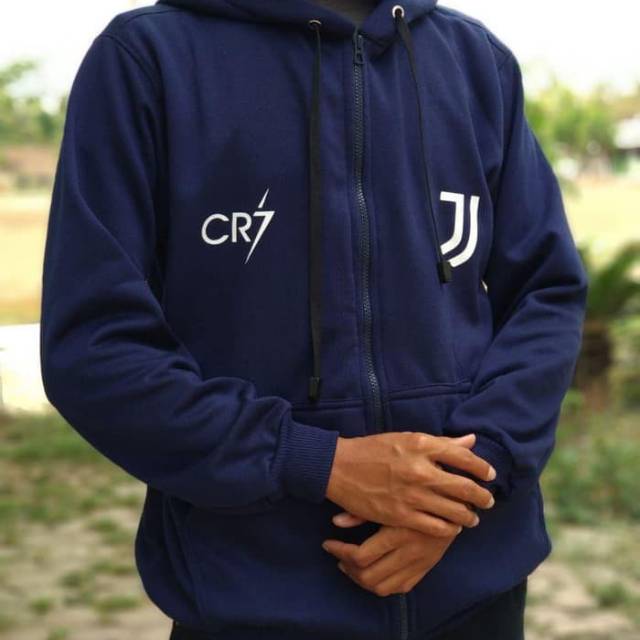 Jaket Juventus CR7 Navy Cristiano Ronaldo