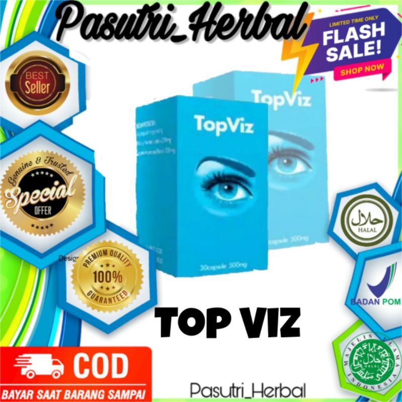 Topviz Suplemen Herbal Atasi Masalah Mata Aman & Efektif