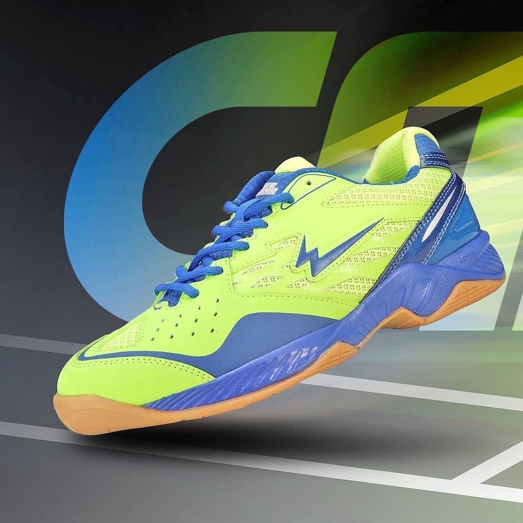 Sepatu Badminton Anak Eagle Caliber Jr Original - Sepatu Bulu Tangkis Anak Anak Merk Eagle