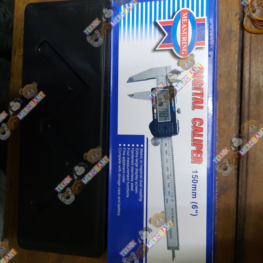 Jual Vernier Caliper Sketmat Jangka Sorong Digital Sigmat Stainless Mm Shopee Indonesia