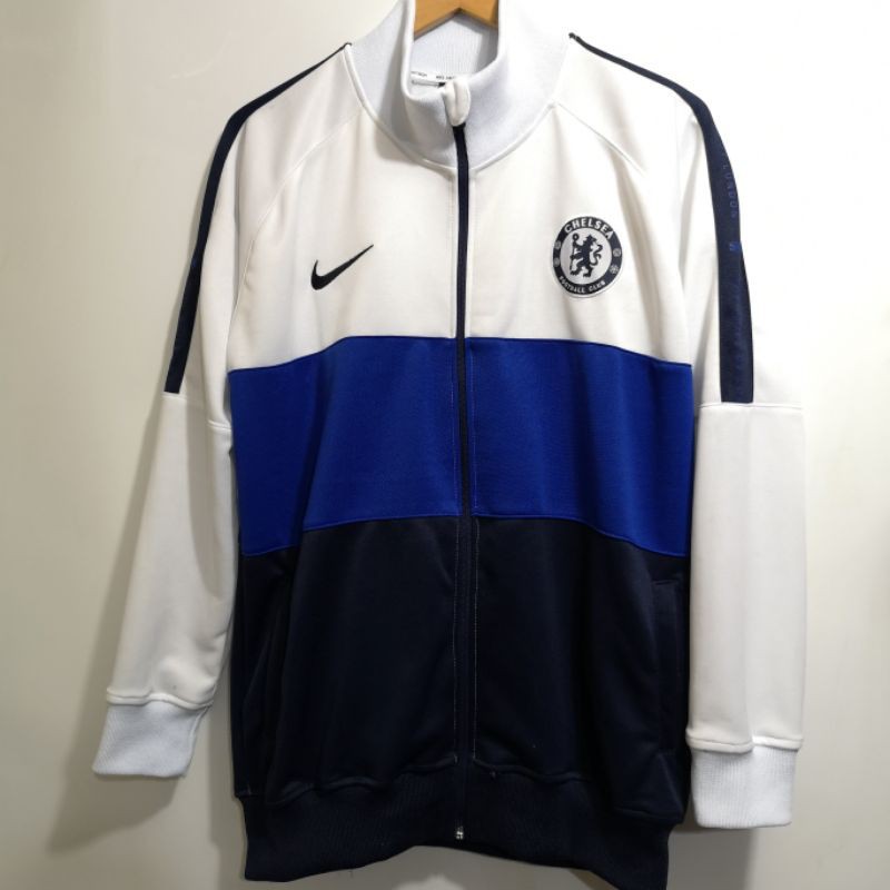 qqf JAKET CHELSEA ANTHEM NIKE GRADE ORIGINAL JAKET CHELSEA PREMATCH JAKET BOLA CHELSEA JAKET CHELSEA