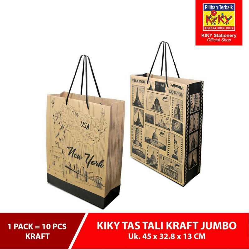 

Tas tali KRAFT KIKY JUMBO 45x33x13 1pak isi 5