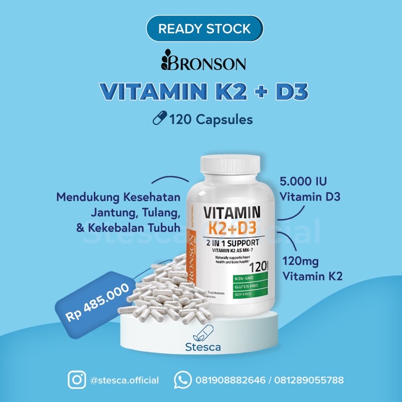 bronson vitamin k2 + d3