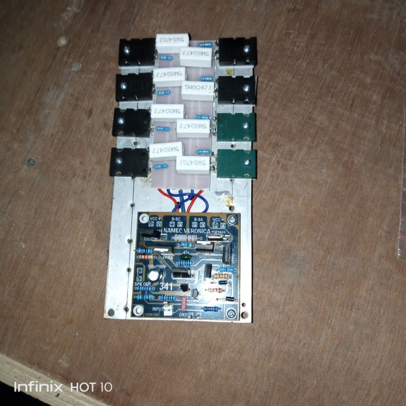 kit power amplifier micro standart plus final 4set