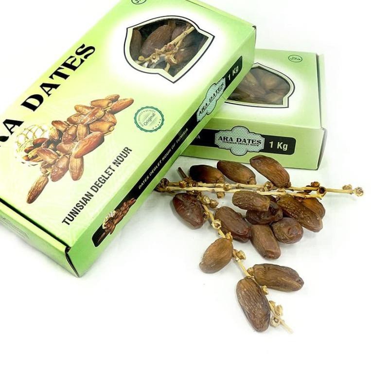 

SH5☘ Kurma ARA DATES 1kg Raja Sukari Ajwa Tunisia Tangkai Shoidi Sagai Khalas Original Kurma Murah H