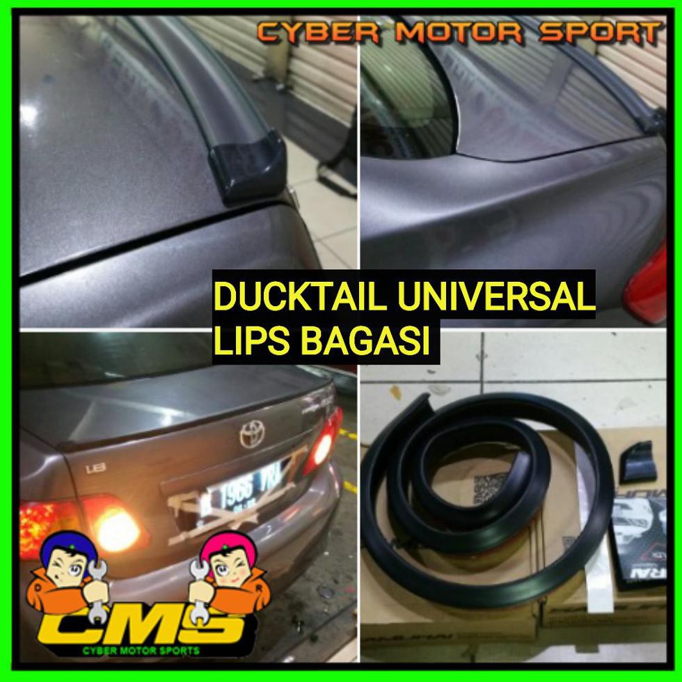 E0919 Lips Bagasi Mobil Universal. Ducktail Karet Universal. Lips Bagasi Sedan. Lips Kap Mesin