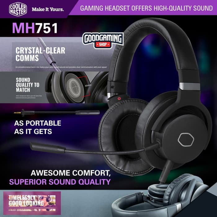 CoolerMaster CM MH751  MH 751 GAMING HEADSET AG0722