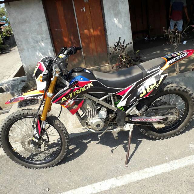 Stiker decal crf  150 l yellow custem mantap