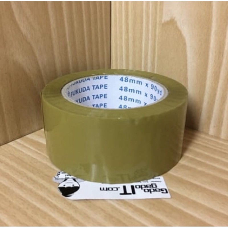 

Selotip Lakban FUKUDA Tape Coklat 2 Inch (90yard) 48mm x 90 yd