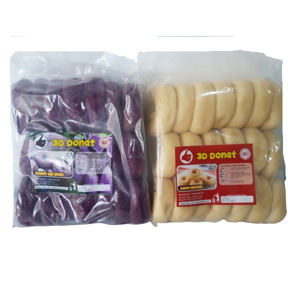 DONAT KENTANG/UBI UNGU 3D ISI 20 BERAT