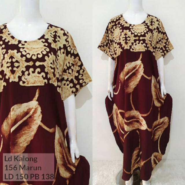 Daster Longdress Kalong Ziyan Katun Rayon