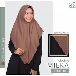 RABBANI ARABIA MIERA JILBAB SQUARE / SEGI EMPAT