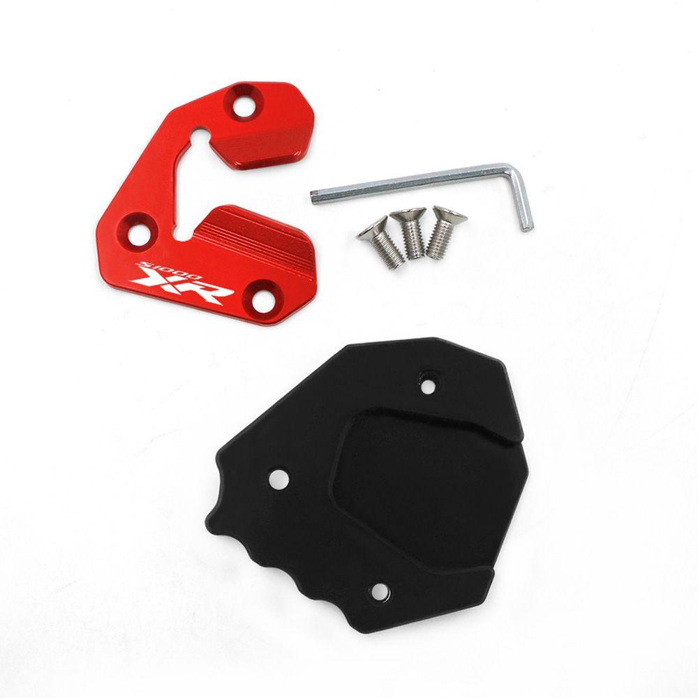 Populer Kaki Ekstensi Pad Pembesar Aksesoris Motor Side Stand Foot Support Side Kick Stand Untuk BMW S1000XR 15-19