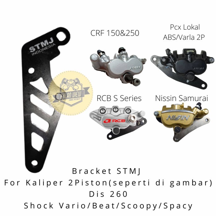 STMJ 260 mm kaliper crf, nissin samurai, pcx ABS, vario