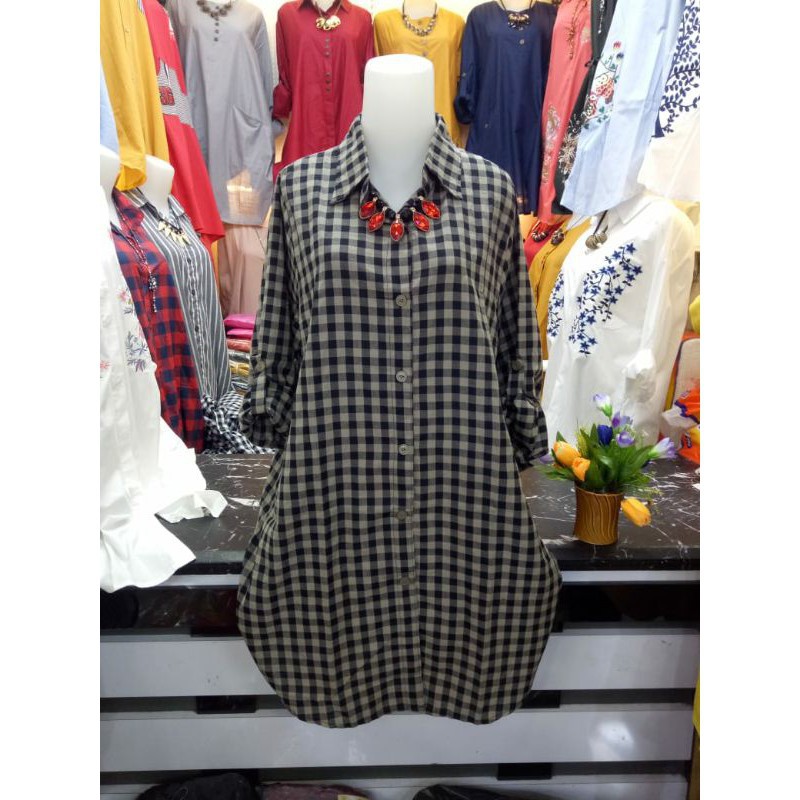 Promo Atasan Pakaian Wanita Remaja Tunik Muslim Fentia Maro Od2 P RH892 Tunik Kotak T616