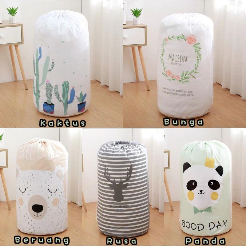 Tas Penyimpanan Selimut Sarung Bantal Pakaian Serbaguna /Storage Bag PEVA