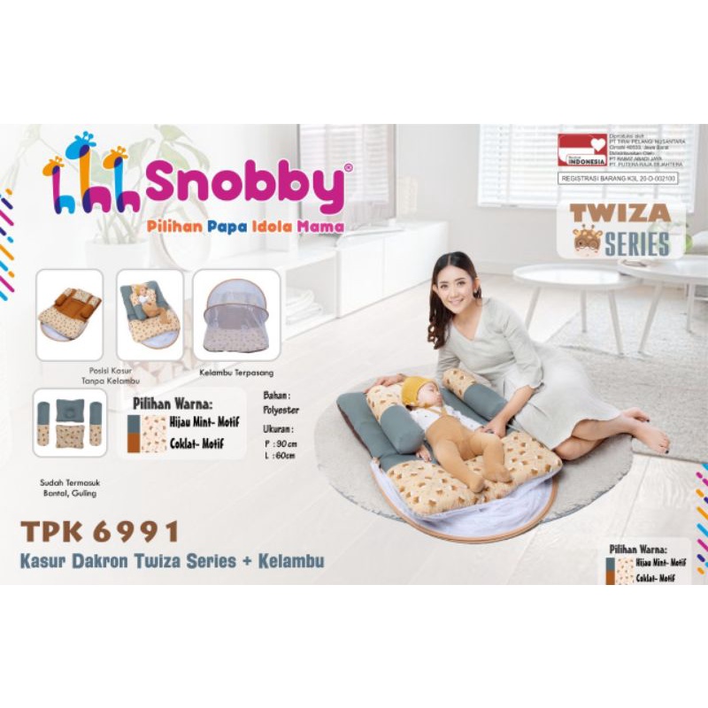 Snobby Kasur Bayi Dakron + Kelambu Twiza Series