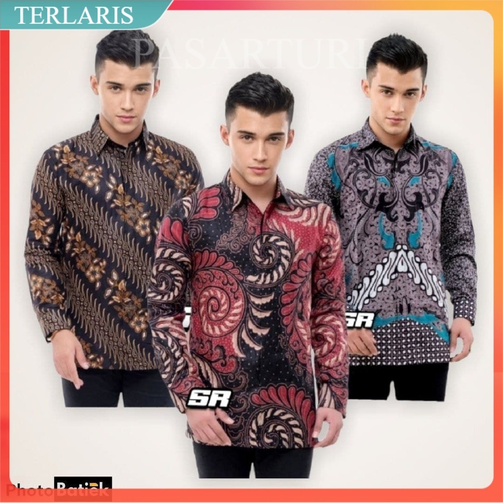 KEMEJA BATIK PRIA LENGAN PANJANG UKURAN REGULER [ANS BATIK]