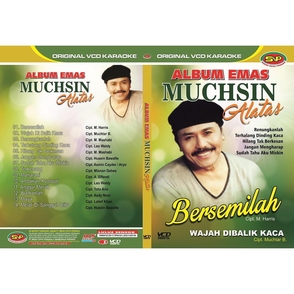 Vcd Original Dangdut Lawas - Album Emas Muchin Alatas