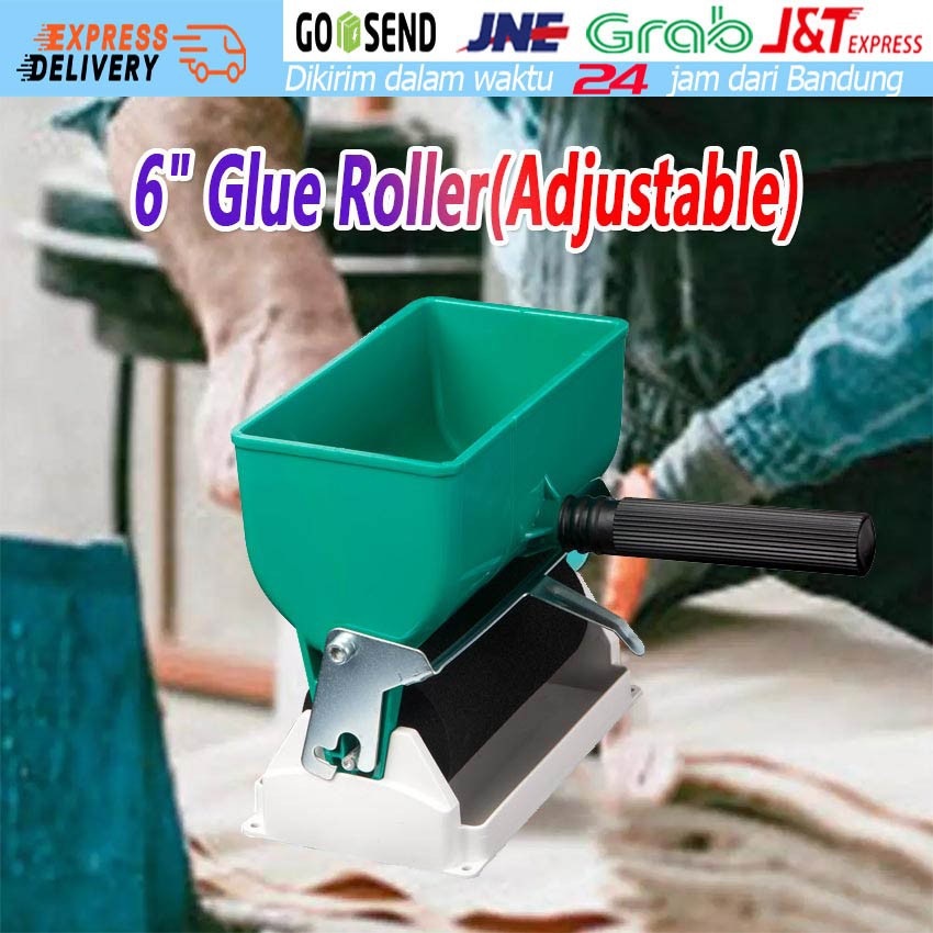 

6 Inch Alat Perata Lem Manual/Roller Glue Applicator Tools 6"/ Mesin Perata Lem Manual Aplikator Lem