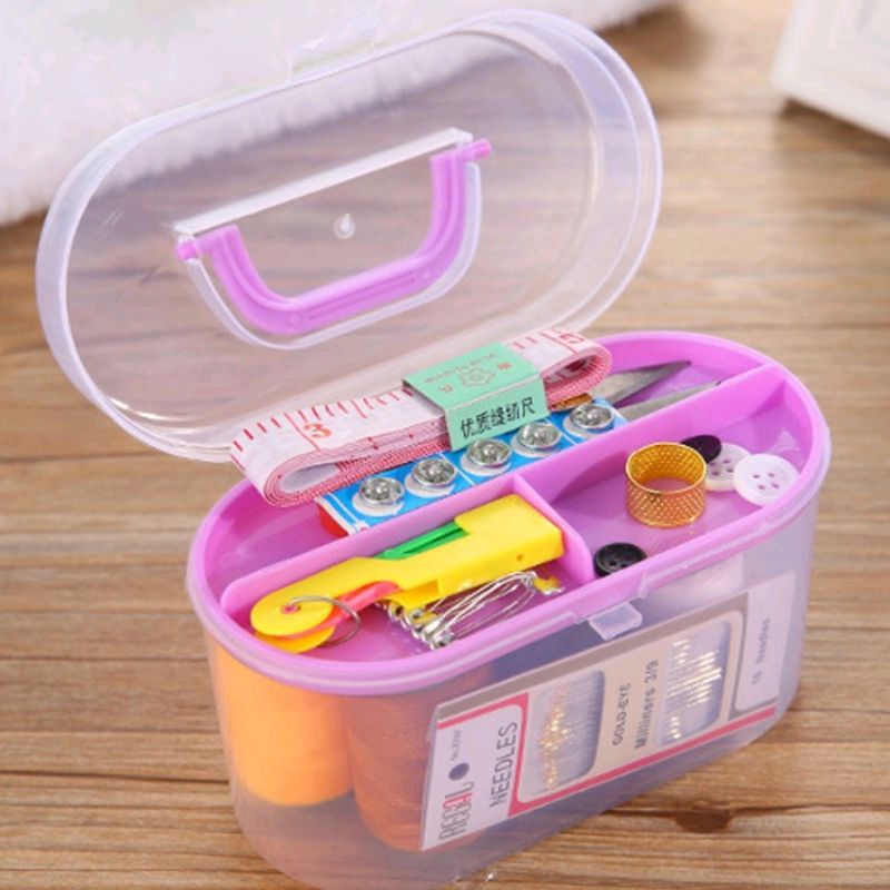 SEWING BOX SET ALAT JAHIT LENGKAP BOX BESAR