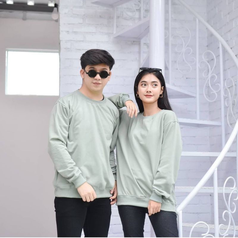 hoodie Sweater SERIES MINT SOFT sweater oblong - crewnek pria wanita