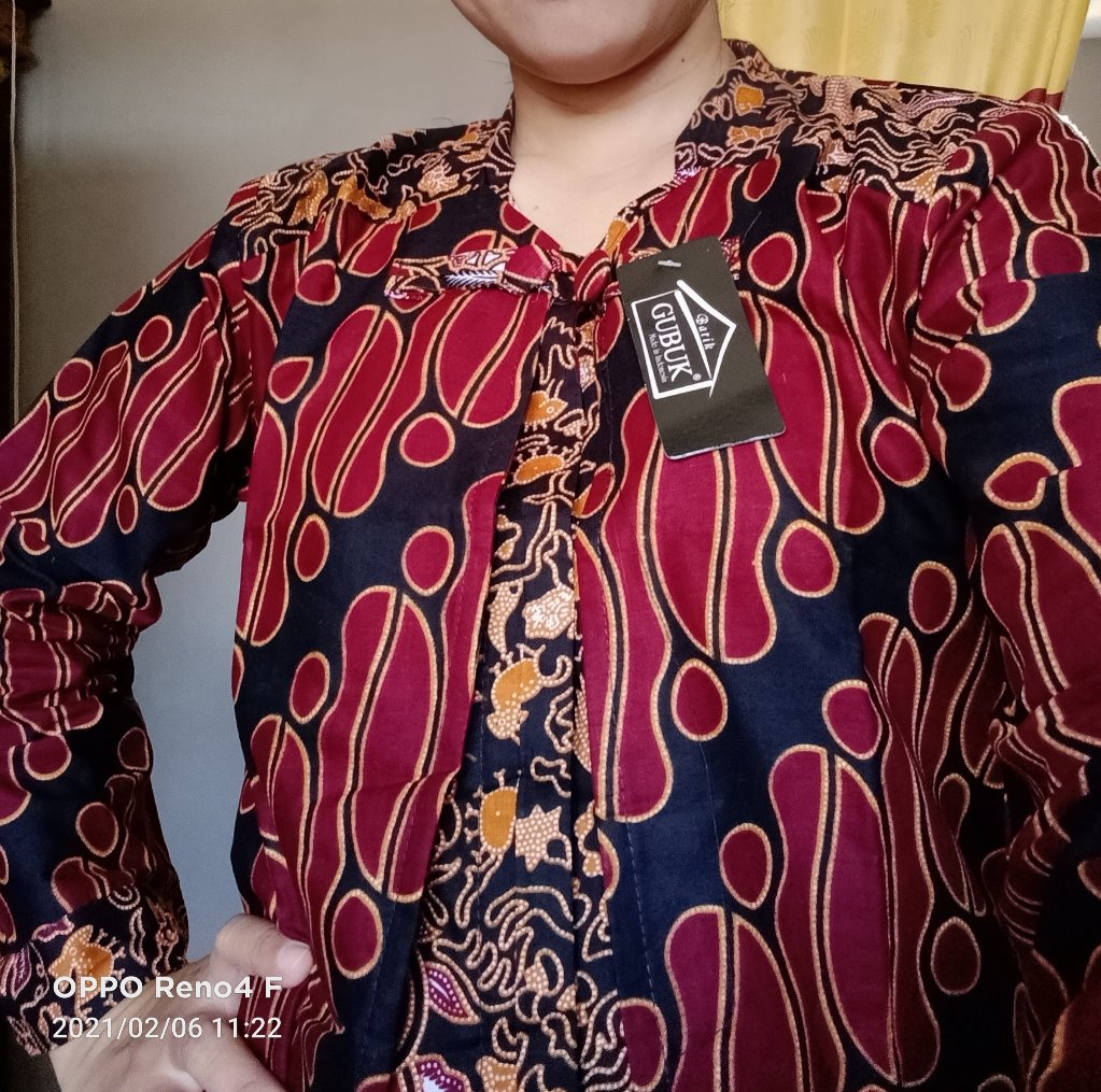 Atasan Batik Dolby Dolbi Dobby Doby Tenun Sutra Tulis Halus Katun Atbm Baron ,sarombit Atasan