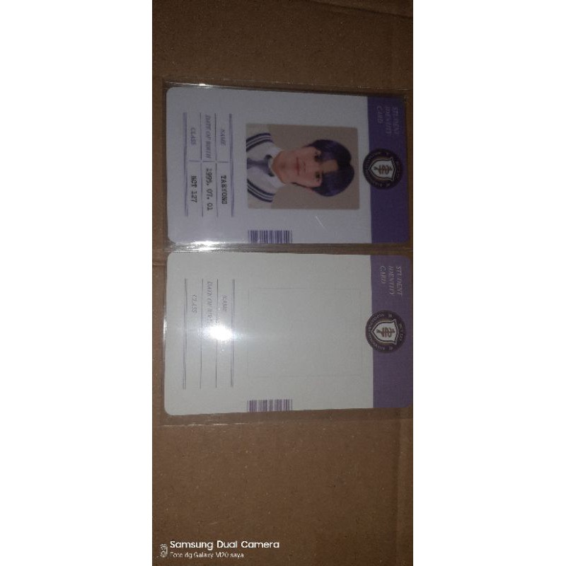 STUDENT ID CARD B2S TAEYONG