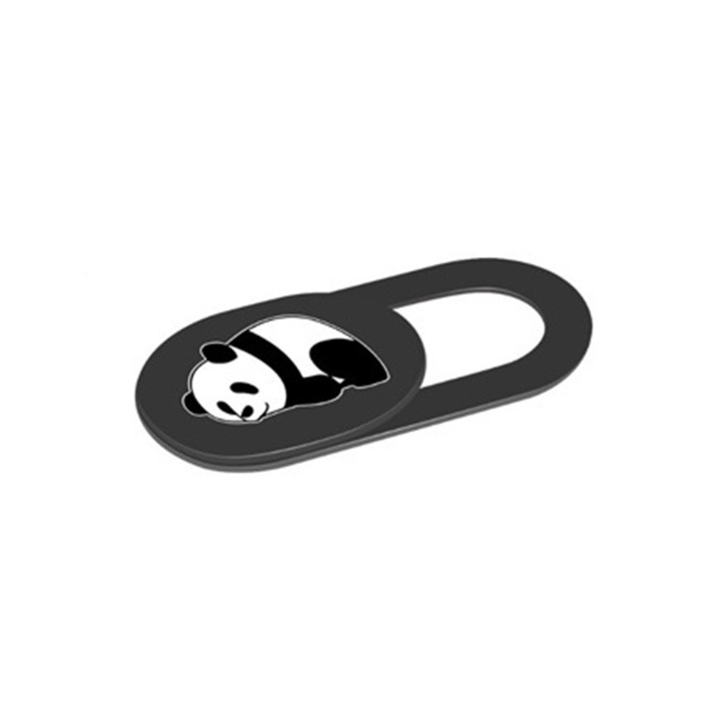 Vivi 3pcs Stiker Cover Pelindung Lensa Kamera Webcam / Handphone / Komputer Motif Panda Lucu