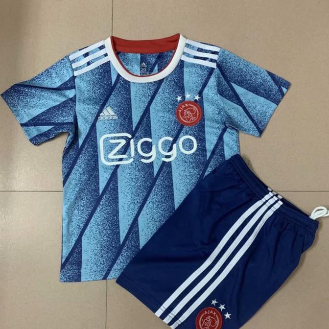 Promo Jersey Bola Kids / Anak Ajax Away New 2020-2021 Grade Ori Import Terlaris