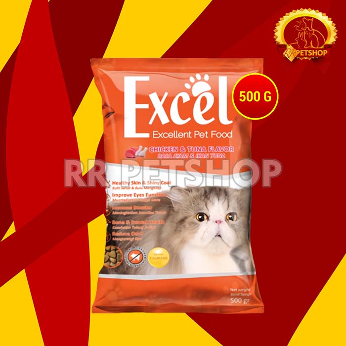 Makanan Kucing Excel 500 gram / Repack 500gr