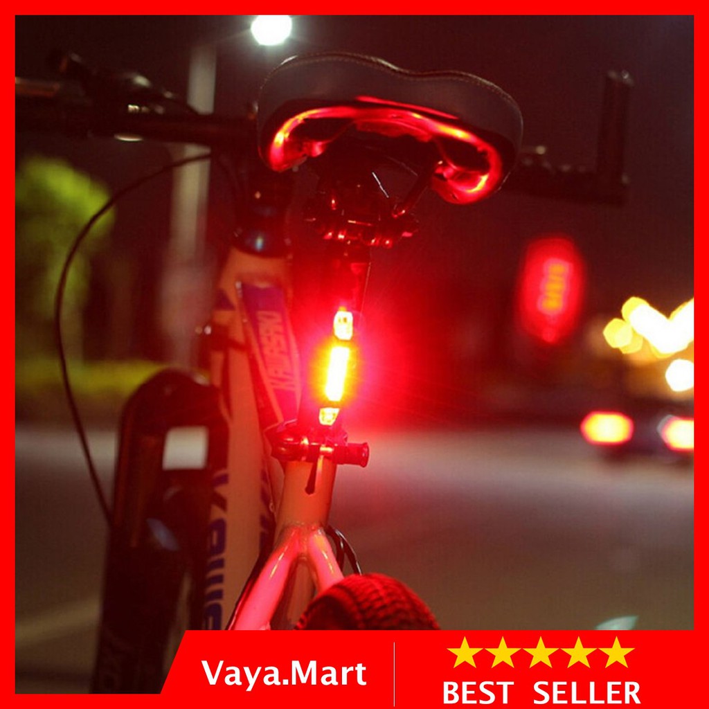 Defensor Lampu Sepeda 5 LED Taillight Rechargeable Lampu Sepeda Mtb Lampu Belakang Sepeda LED