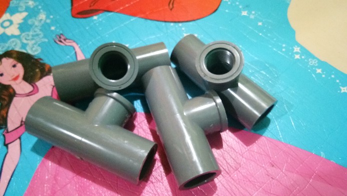 Rucika Tee Drat Dalam Tdd Pvc 1/2 Aw / Faucet Tee