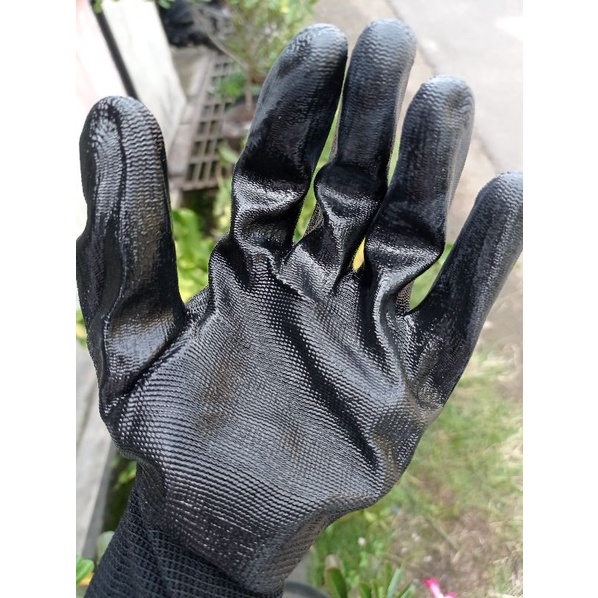 Sarung Tangan Karet Safety Nylon TYFA  / safety hand gloves / KAOS TANGAN TEHNIK /kaos tangan kerja proyek