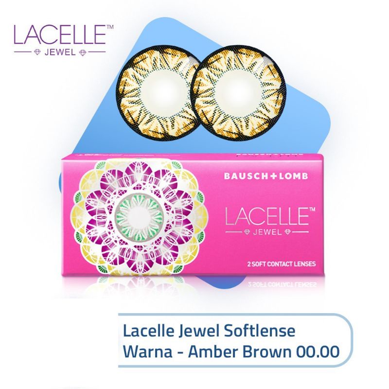 Softlens warna bausch and lomb color Lacelle by jewel original