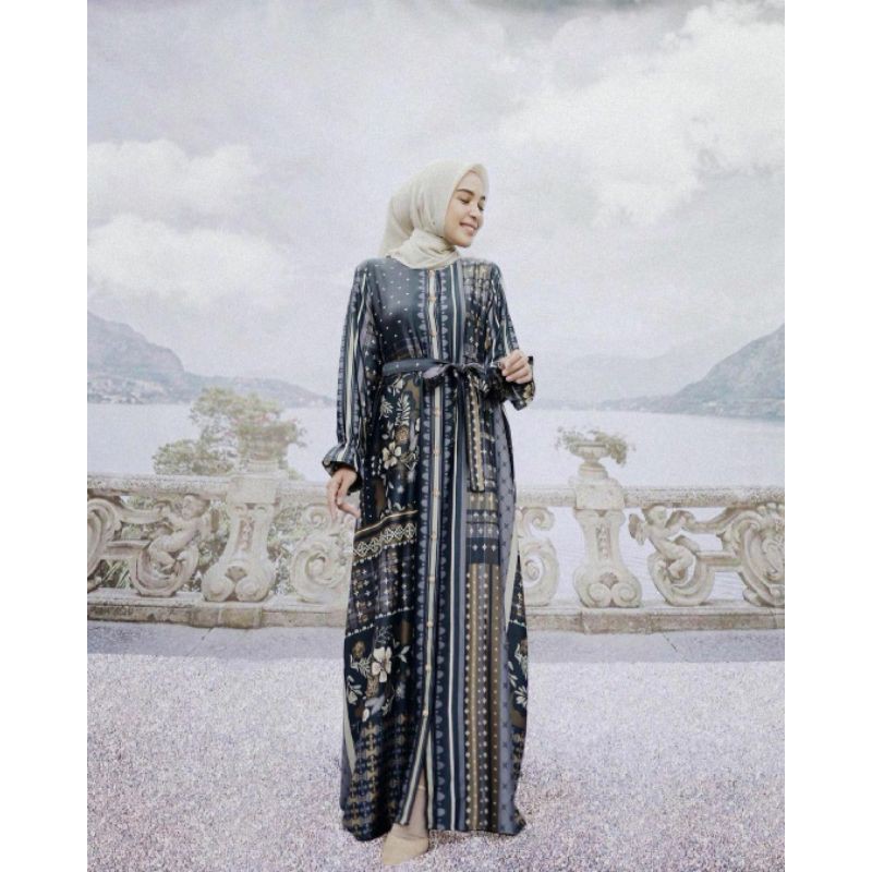 Binar Dress by Vanilla Hijab - Navy