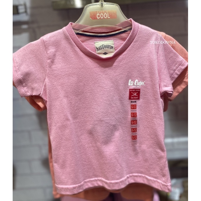 Atasan/Kaos anak balita perempuan Lee cooper (6bulan-3tahun)
