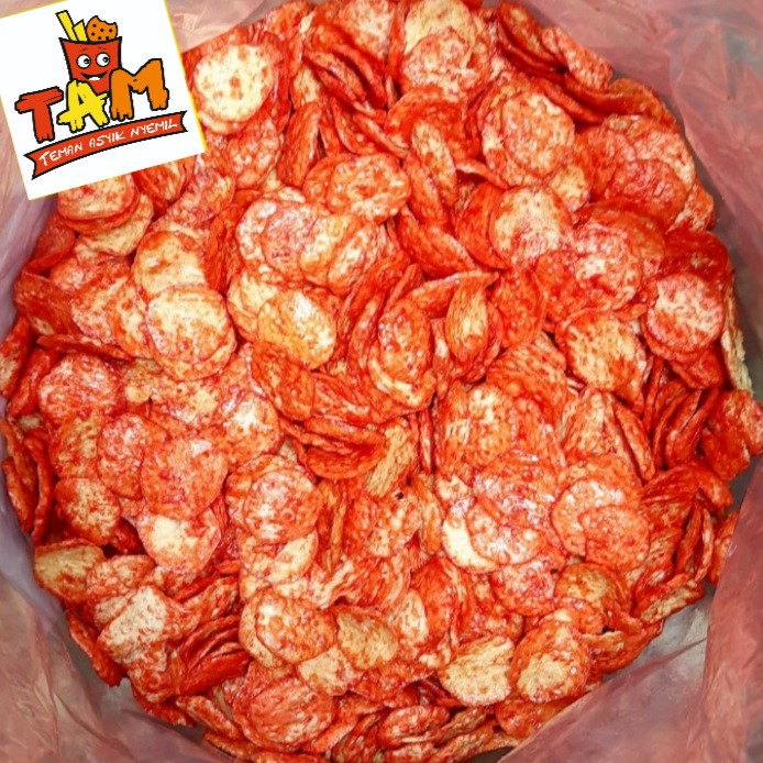

Opak Medan Keripik Singkong Pedas Manis 250 Gram - Tam Snack