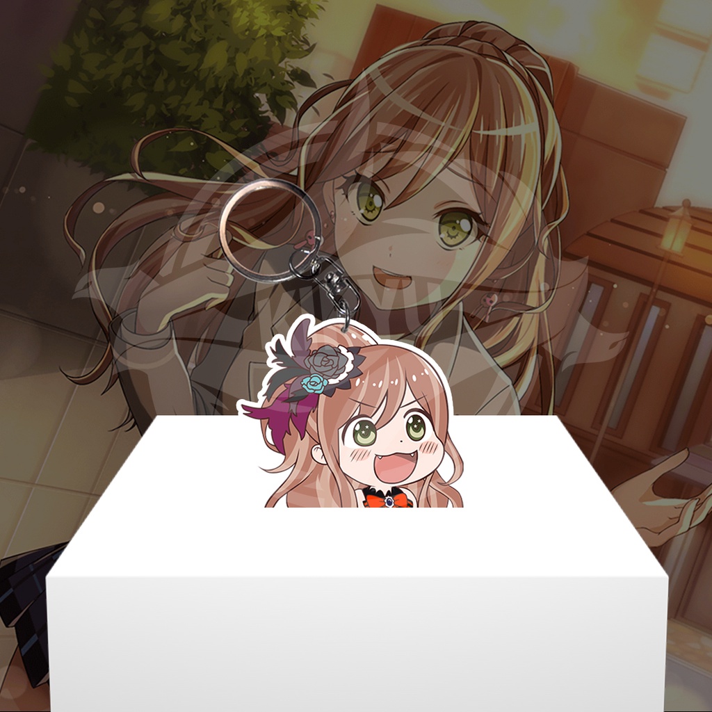 Gantungan Kunci Gantungan HP Anime Bang Dream Lisa Imai - Ganci Akrilik - Keychain Acrylic