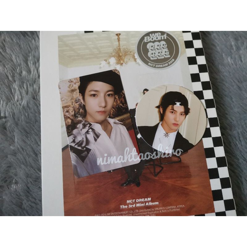 NCT DREAM WE BOOM - RENJUN PHOTOCARD & CIRCLE CARD WE VER