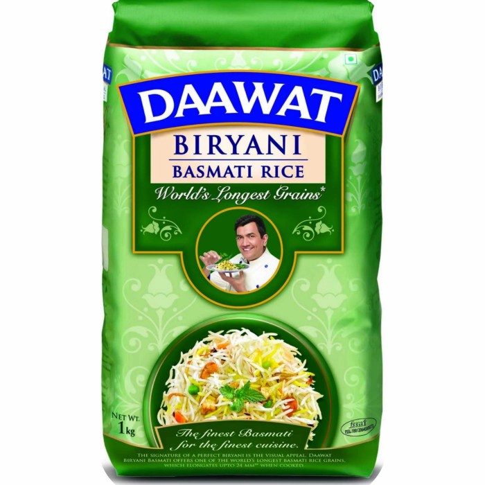 

fs2011bb Daawat Biryani Basmati Rice 1 Kg Sv012Ss