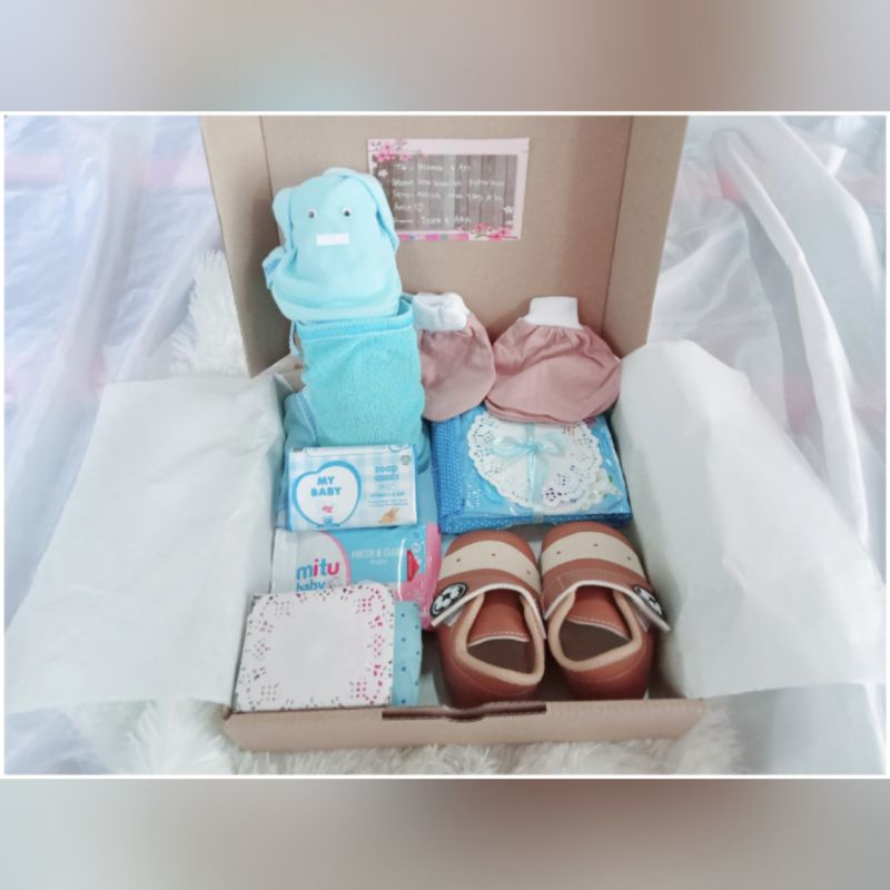 Hampers baby kado bayi murah kado lahiran bayi box (UPLODE ULANG)-Spesial baby boy